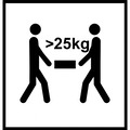 Symbol: >25 kg